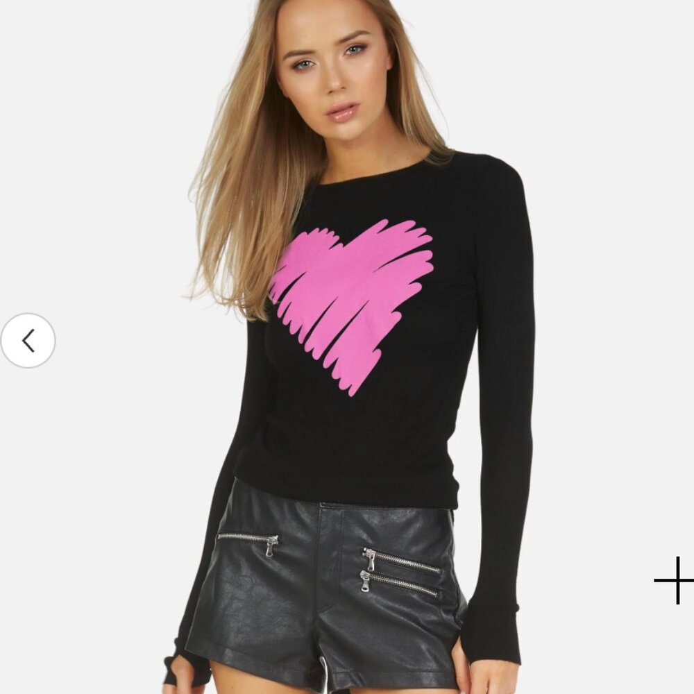 McKinley X Pink Scribble Heart Top & Pant Set | Lauren Moshi